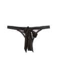 Untie Me Thong in Black