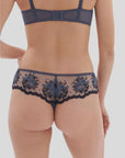 Intrigue Tanga Thong in Cinder Blue