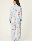 Sleep Mask Flannel Long PJ Set