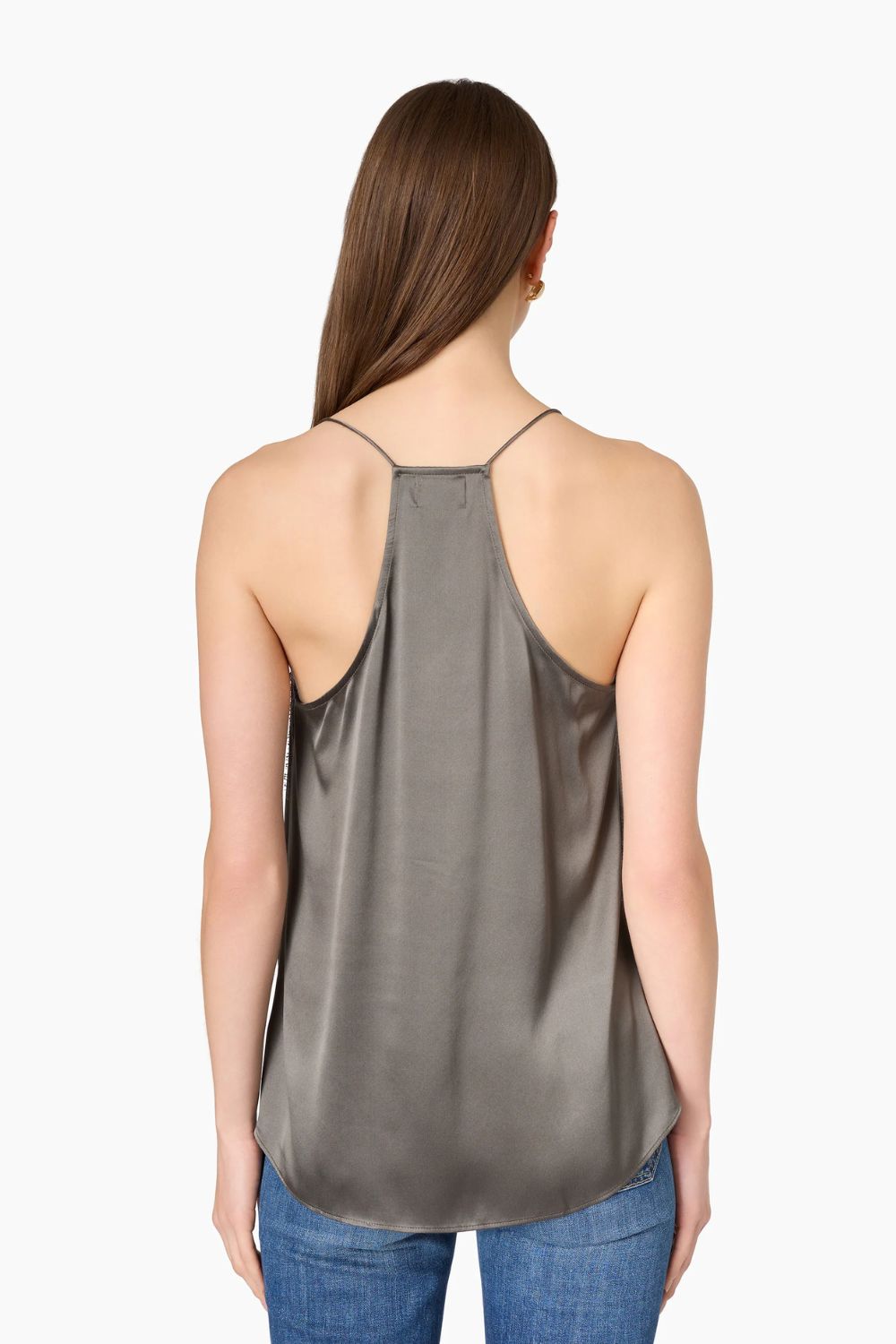 Racer Camisole in Gunmetal