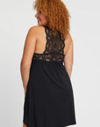 Belle Full Bust Epoque Iconic Chemise in Black