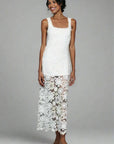 Kim Maxi Dress in White