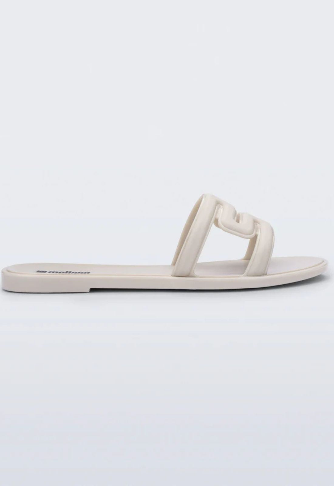 M Slide Sandal in Light Beige
