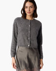 Benning Cashmere Cardigan in Coal