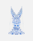 V-Neck Cami in Ceramic Panoramic
