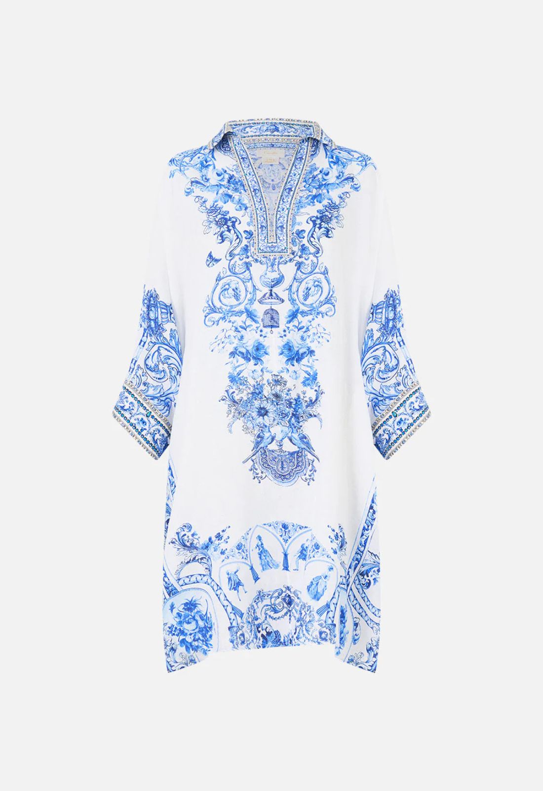 Wide Body Kaftan in Ceramic Panoramic