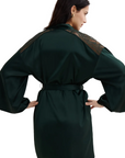 Midnight Whisper Kimono in Whisper Green