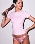 Organic Cotton T-Shirt in Pink Lady
