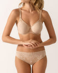 Melody Invisible Cup Bra in Caramel