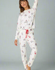 Candy Cane Lane Long Pajama Set