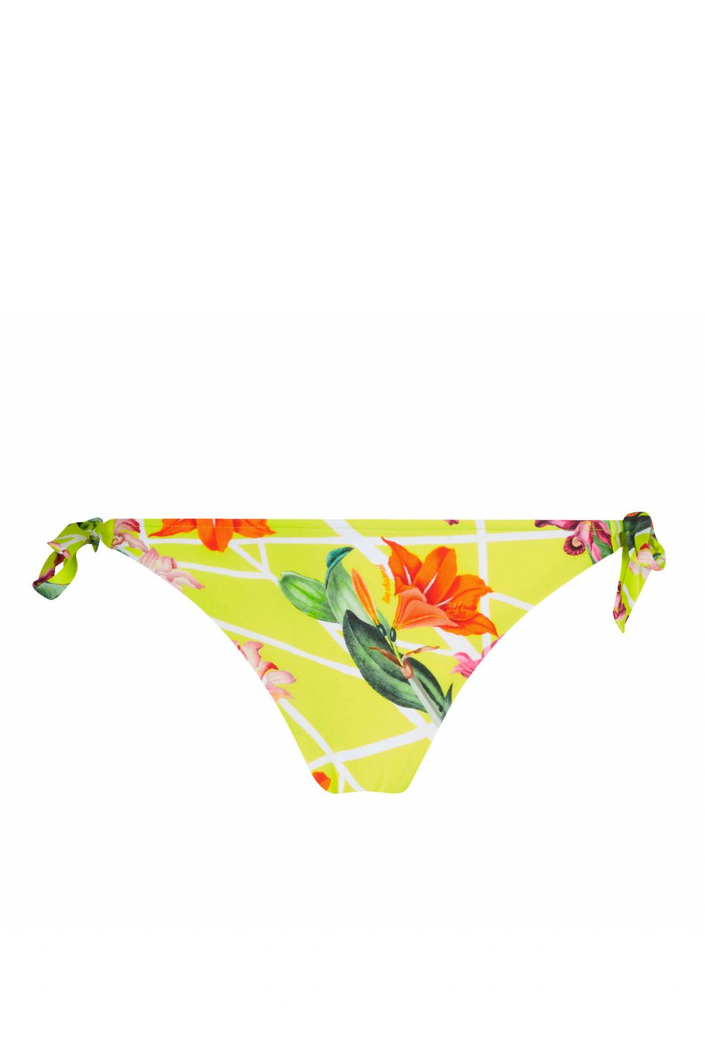 Fleurs Splendeur Triangle Bikini in Splendeur Lime