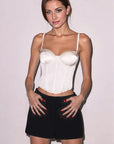 Hamptons Bustier in Ivory
