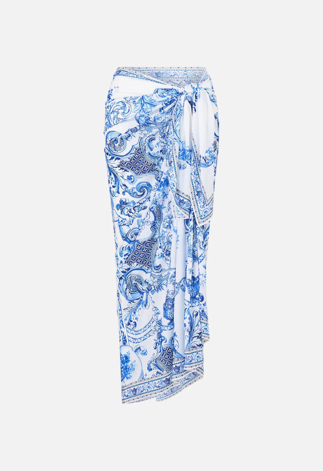 Multi Wear Long Sarong in Ceramic Panoramic