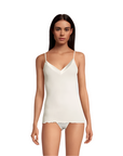 Elegance Satin Wool and Silk V-Neck Camisole 