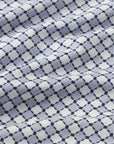 Gisele Printed Long PJ Set in Geosphere Gray Dawn/Navy
