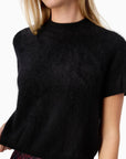 Eugeney Cashmere Top in Black
