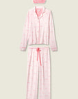 Happy Hour Long PJ Set in Light Pink