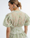 Marion Mini Dress in Green