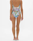 Scoop Neck One-Piece in Spirit of Santa Maria
