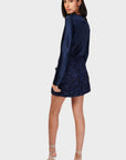 Florcienta Lace Skirt in Navy