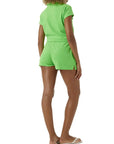 Cheryl Romper in Lime