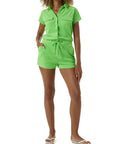 Cheryl Romper in Lime