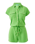 Cheryl Romper in Lime