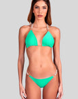 Shelley Bikini Set in Malachite/White Reversible