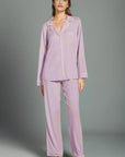 Gisele Long PJ Set in Lavender