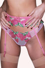 Strawberry Embroidery Thong