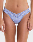 Down the Line Cotton Low Rise Thong