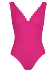 Ines V-Neck One-Piece in Primrose