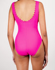 Ines V-Neck One-Piece in Primrose