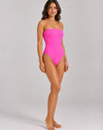 Ines Bandeau with Shelf Bra in Zinnia