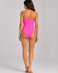 Ines Bandeau with Shelf Bra in Zinnia