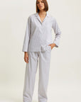 Essential Long Pj Set in Ciel