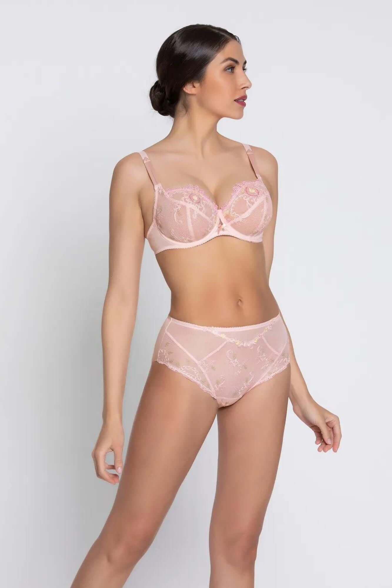 Waouh Mon Amour 3/4 cup bra in Amour Aurore