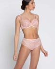 Waouh Mon Amour 3/4 cup bra in Amour Aurore