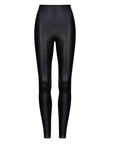 Faux Leather Animal Legging