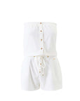 Venus White Romper