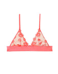 Petal Embroidery Triangle Bra