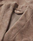 Renew Plush Long Robe in Toffee