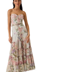 Long Dress Danny in Blue Botanic