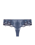 Intrigue Tanga Thong in Cinder Blue