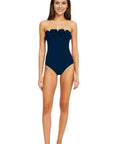 Tess Bandeau One Piece in Navy