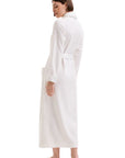 Long Dressing Gown in Ivory