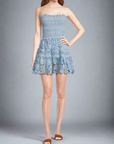 Opal Mini Dress in Sky