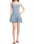Opal Mini Dress in Sky