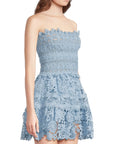 Opal Mini Dress in Sky