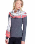 Alpine Cashmere Cavallo Shawl Color: Periwinkle, Strawberry, Fuchsia, Turquoise, Teal  at Petticoat Lane  Greenwich, CT